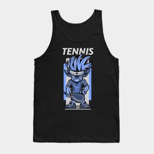 Tennis / Urban Streetwear / Tennis Fan / Tennis Player / Anime Tennis Player Design Tank Top